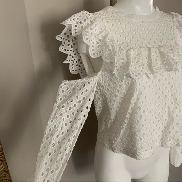 🆕 ENDLESS ROSE Cotton Off-Shoulder Sleeves - Picture 3 of 10